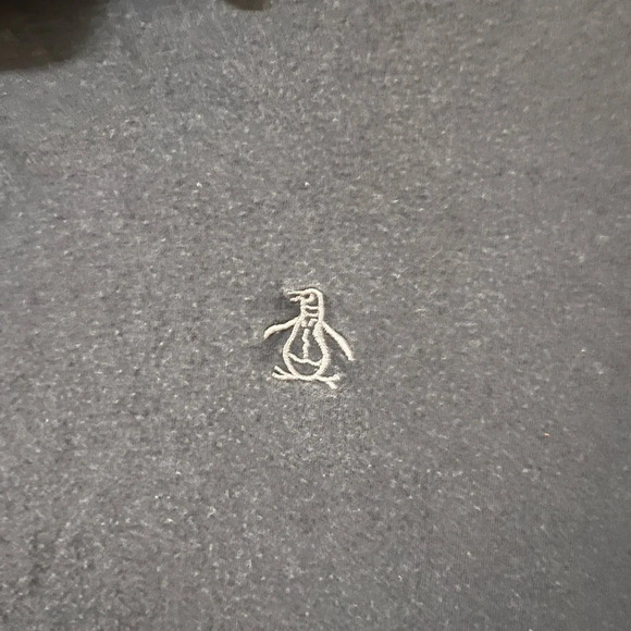 Penguin men’s polo shirt. Collar and sleeve detail. Classic for size XL - Picture 3 of 5